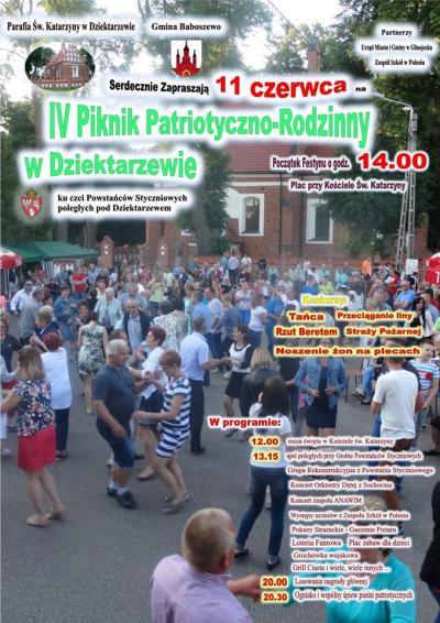 IV Piknik Patriotyczno-Rodzinny w Dziektarzewie